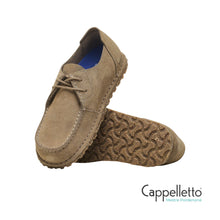 Carica l'immagine nel visualizzatore di Gallery, UTTI LACE Donna Pelle Scamosciata Gray Taupe