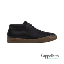 Carica l'immagine nel visualizzatore di Gallery, PEU Sneaker Uomo a Polacchino in Pelle Nera