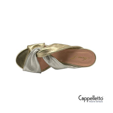Carica l'immagine nel visualizzatore di Gallery, Sandalo Laminato Platino+Argento 3660