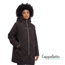 Carica l'immagine nel visualizzatore di Gallery, LINDY Parka Marrone e Leopardo