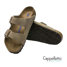 Carica l'immagine nel visualizzatore di Gallery, Arizona SFB Taupe Suede Leather Donna