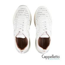 Carica l'immagine nel visualizzatore di Gallery, LIVERPOOL Donna in Pelle Bianca Intrecciata