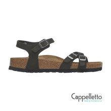 Carica l'immagine nel visualizzatore di Gallery, KUMBA Donna SFB Black Nubuck Leather