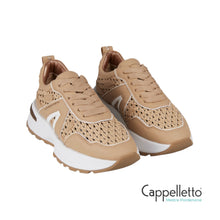 Carica l'immagine nel visualizzatore di Gallery, LIVERPOOL Donna Pelle Intrecciata Camel 2211