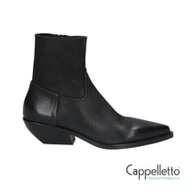 Carica l'immagine nel visualizzatore di Gallery, SHILA Texano Pelle Nera E4519