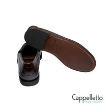 Carica l'immagine nel visualizzatore di Gallery, CLASSIC WILL Mocassino Donna in Pelle Brown Burgundy