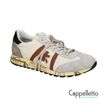 Carica l'immagine nel visualizzatore di Gallery, LUCY Sneaker Uomo Bianco/Cuoio 8189