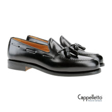 Carica l'immagine nel visualizzatore di Gallery, Mocassino Nappine Rois Nero 8491-K3
