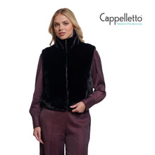 Carica l'immagine nel visualizzatore di Gallery, NIKKI Gilet EcoPelliccia Nero