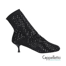 Carica l'immagine nel visualizzatore di Gallery, LORI Stivaletto Strass Nero