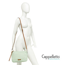 Carica l'immagine nel visualizzatore di Gallery, NORA Pouch Raffia Naturale/Cuoio