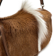 Carica l'immagine nel visualizzatore di Gallery, HELENA ROUND Borsa in pelle Safari Naturale