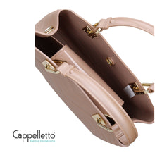 Carica l'immagine nel visualizzatore di Gallery, KRISSY WAVE M Borsa a Mano Moka Mousse/Gold