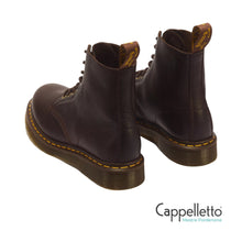 Carica l'immagine nel visualizzatore di Gallery, Boots 1460 Donna in Pelle Ambassador Dark Brown