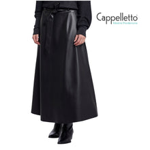 Carica l'immagine nel visualizzatore di Gallery, CHELSEA Gonna Lunga con Cintura Dark Navy