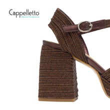 Carica l'immagine nel visualizzatore di Gallery, VALLE 142 Sandalo Metallizzato Marrone