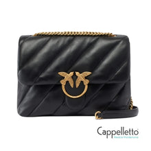 Carica l'immagine nel visualizzatore di Gallery, LOVE PUFF BIG Sheep Nappa Nero/Gold