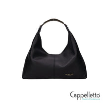 Carica l'immagine nel visualizzatore di Gallery, ELLISSE Hobo Bag Macro Dollaro Nero
