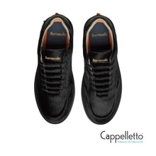 Carica l'immagine nel visualizzatore di Gallery, PHOENIX Sneaker Donna in Cavallino Nero