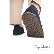 Carica l'immagine nel visualizzatore di Gallery, UTTI LACE Uomo Pelle Scamosciata Navy