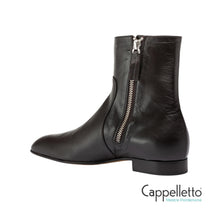 Carica l'immagine nel visualizzatore di Gallery, ZOE Stivaletto in Pelle Glove Coffee