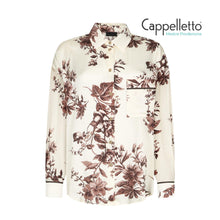 Carica l'immagine nel visualizzatore di Gallery, Camicia in Raso Stampato Choco Ramage CA6366