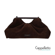Carica l'immagine nel visualizzatore di Gallery, JANINE 3026 Borsa in Suede Testa di Moro