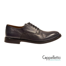 Carica l'immagine nel visualizzatore di Gallery, Derby Uomo in Pelle Nuvola Blu Navy BT1