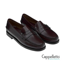 Carica l'immagine nel visualizzatore di Gallery, CLASSIC DAN Mocassino Uomo Burgundy Brown