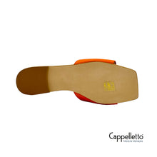 Carica l'immagine nel visualizzatore di Gallery, MARLI 01 Ciabattina Flat Pelle Arancio