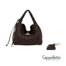 Carica l'immagine nel visualizzatore di Gallery, AURELIE Borsa in Pelle Espresso