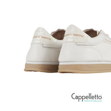Carica l'immagine nel visualizzatore di Gallery, THAMES Donna in Pelle Bianca e Camoscio Grigio