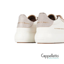 Carica l'immagine nel visualizzatore di Gallery, SOHO Donna in Pelle Bianca e Oro