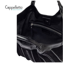 Carica l'immagine nel visualizzatore di Gallery, DUA Borsa Media in Pelle Ralph Nero