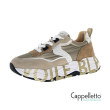 Carica l'immagine nel visualizzatore di Gallery, CLUB105 Sneaker Donna Suede/Nylon Laminato Platino
