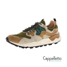 Carica l'immagine nel visualizzatore di Gallery, YAMANO 3 Sneaker Uomo Suede/Nylon Marrone-Verde-Petrolio