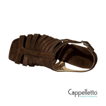 Carica l'immagine nel visualizzatore di Gallery, Sandalo 3857 Velour Caffè