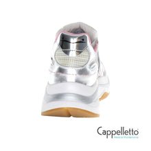 Carica l'immagine nel visualizzatore di Gallery, CLUB119 Sneaker Donna Suede/Mesh Laminato Argento
