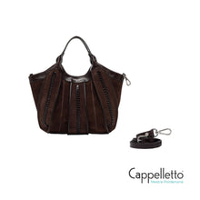 Carica l'immagine nel visualizzatore di Gallery, DUA Borsa Media in Pelle Ralph Espresso