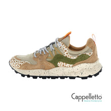 Carica l'immagine nel visualizzatore di Gallery, YAMANO 3 Sneaker UNI Cow Velour Beige Cognac
