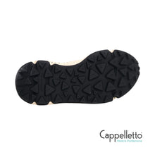 Carica l'immagine nel visualizzatore di Gallery, YAMANO 3 Donna Suede/Print Leo Cotone Beige-Sabbia