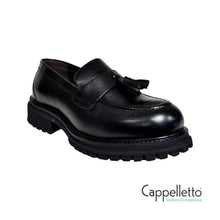 Carica l'immagine nel visualizzatore di Gallery, Mocassino Donna BL35029 Old Crust Nero