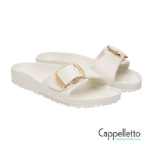 Carica l'immagine nel visualizzatore di Gallery, MADRID Donna Big Buckle Eva Eggshell