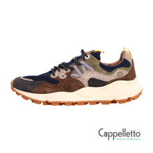 Carica l'immagine nel visualizzatore di Gallery, YAMANO 3 Sneaker Uomo Suede/Nylon Dark Grey-Brown