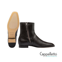 Carica l'immagine nel visualizzatore di Gallery, ZOE Stivaletto in Pelle Glove Coffee