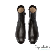 Carica l'immagine nel visualizzatore di Gallery, ZOE Stivaletto in Pelle Glove Coffee