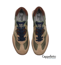 Carica l'immagine nel visualizzatore di Gallery, Sneaker Uomo 9718 Beige/Military