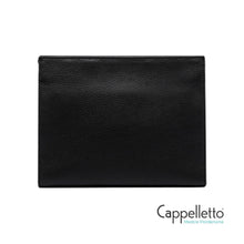 Carica l'immagine nel visualizzatore di Gallery, FLORENCE Pochette da Uomo in Pelle Nera