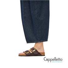 Carica l'immagine nel visualizzatore di Gallery, ARIZONA Donna Big Buckle Oiled Leather Habana