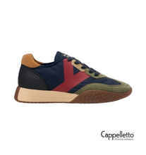 Carica l'immagine nel visualizzatore di Gallery, Sneaker Uomo 9718 Military/Dk.Navy